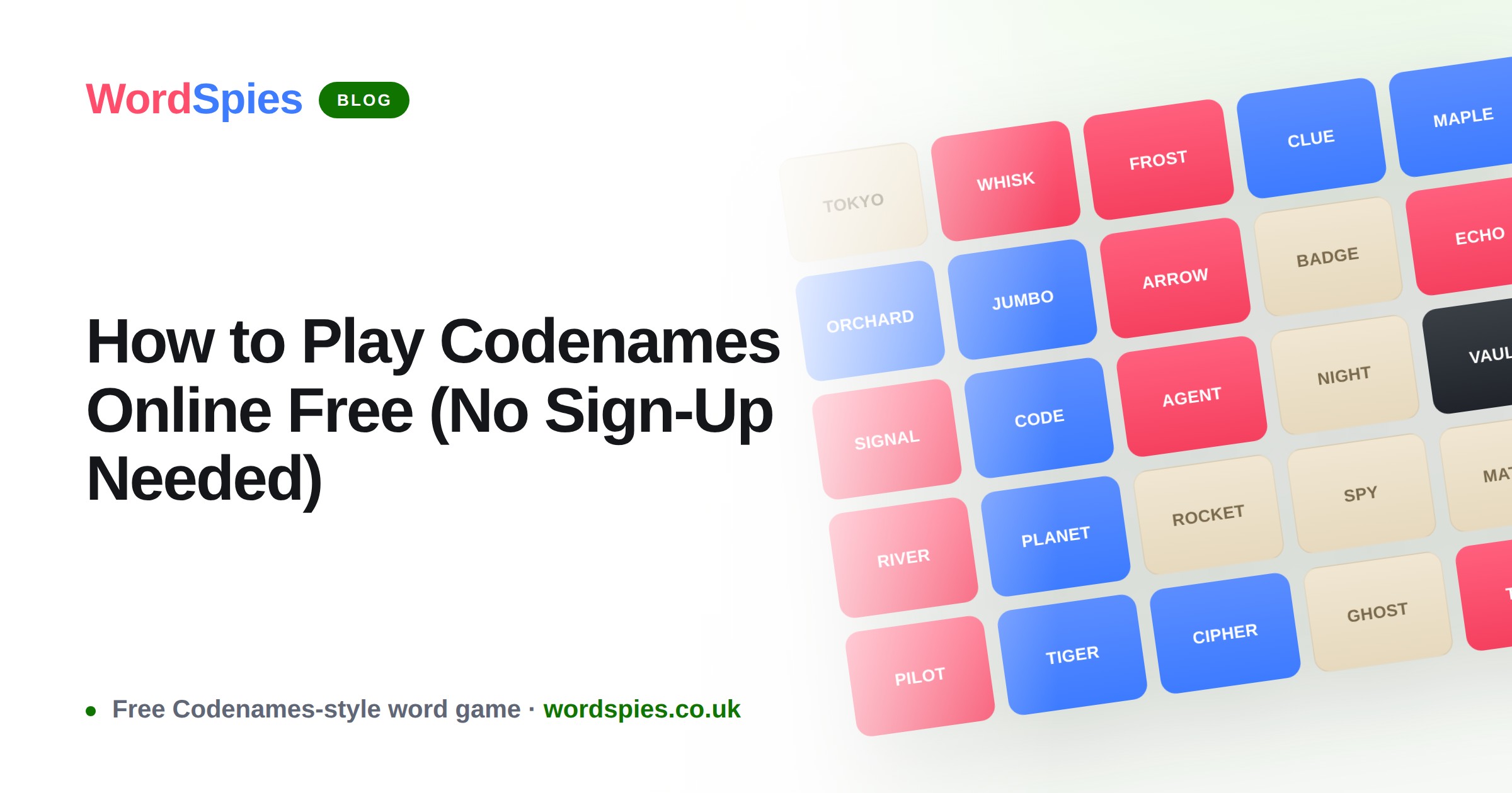 How to Play Codenames Online Free (No Sign-Up Needed)